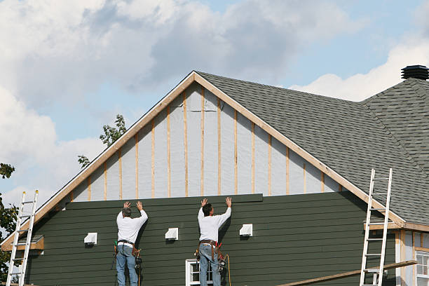 Professional Emergency Siding Repair technician working in Glastonbury, CT
